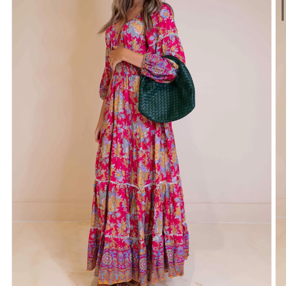 NWOT Sea Lustre Ella Maxi dress in Peony